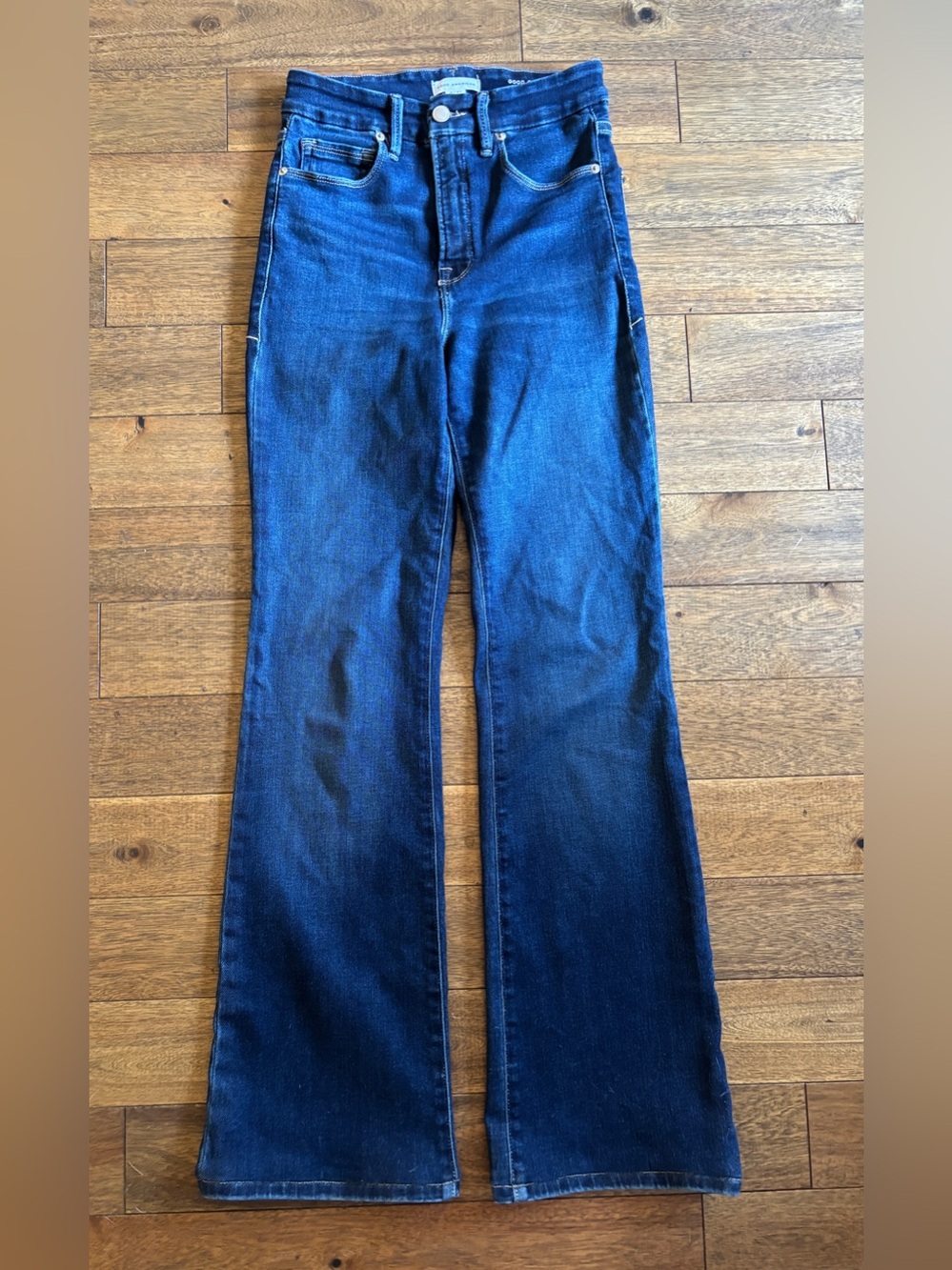 Good American Good Classic Bootcut Jeans – Indigo – Size 4 / 27 – NWOT